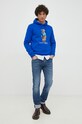 Mikina Polo Ralph Lauren 710853309 modrá SS24