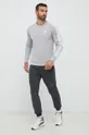 Βαμβακερή μπλούζα adidas 0 γκρί