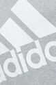 Bavlněná mikina adidas IC9326 šedá