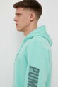 Puma bluza bawełniana turkusowy 538220