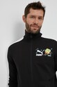 Bavlněná mikina Puma X SPONGEBOB černá 538961