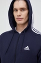 тёмно-синий Хлопковая кофта adidas