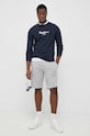 Pepe Jeans bluza bawełniana Edward PM582380.594 granatowy SS23