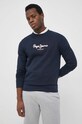 Памучен суичър Pepe Jeans Edward тъмносин PM582380.594
