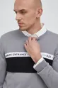 siva Bombažen pulover Armani Exchange