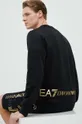 črna Bluza EA7 Emporio Armani Moški