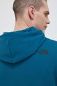 Памучен суичър The North Face NF0A5ICXEFS1 тюркоазен