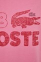 Lacoste hanorac de bumbac SH5453 roz