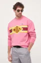 roza Bombažen pulover Lacoste