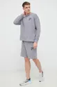 Fila felpa in cotone grigio