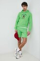 Bavlnená mikina Tommy Hilfiger MW0MW30017.PPYX zelená SS23