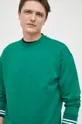 brązowa zieleń United Colors of Benetton bluza bawełniana