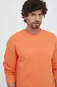 pomarańczowy United Colors of Benetton bluza bawełniana