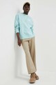 Levi's bluza bawełniana 38712.0092 turkusowy SS23