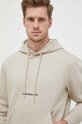 Μπλούζα Calvin Klein Jeans μπεζ J30J322894.PPYX