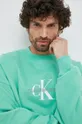 türkiz Calvin Klein Jeans pamut melegítőfelső