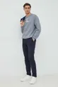 Bavlnená mikina Calvin Klein Jeans sivá