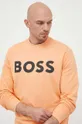 pomarańczowy Boss Orange bluza bawełniana