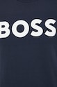 Pamučna dukserica BOSS ORANGE 50487133 mornarsko plava