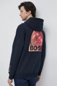 granatowy BOSS bluza BOSS ORANGE Męski