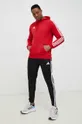 adidas Performance bluza dresowa Tiro 23 czerwony