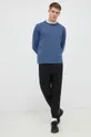 Pulover za vadbo Calvin Klein Performance Essentials modra