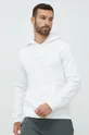 bela Pulover od trenirke Calvin Klein Performance Essentials