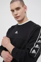 чёрный Хлопковая кофта adidas