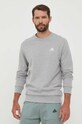 adidas bluza bawełniana szary IC9331