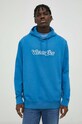 Wrangler bluza bawełniana niebieski W674I469F