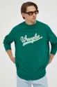 zelena Bombažen pulover Wrangler