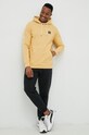 Памучен суичър Quiksilver EQYFT04739 жълт SS23