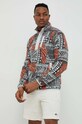 Quiksilver bluza bez kaptura multicolor EQYFT04770