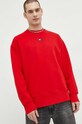 Tommy Jeans hanorac de bumbac rosu DM0DM16370.PPYX