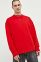 rdeča Bombažen pulover Tommy Jeans