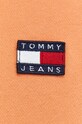Tommy Jeans bluza bawełniana DM0DM16369.PPYX pomarańczowy