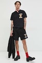 Tommy Jeans pamut melegítőfelső DM0DM16376.PPYX fekete SS23