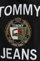 Tommy Jeans pamut melegítőfelső fekete DM0DM16376.PPYX