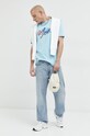 Odzież Tommy Jeans bluza bawełniana DM0DM16365.PPYX beżowy