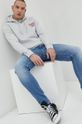 Tommy Jeans bluza bawełniana jasny szary