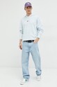 Βαμβακερή μπλούζα Tommy Jeans DM0DM16381.PPYX μπλε SS23