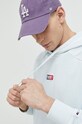 Бавовняна кофта Tommy Jeans блакитний DM0DM16381.PPYX