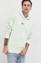 Bavlněná mikina Tommy Jeans s kapucí zelená DM0DM16381.PPYX