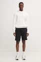 Βαμβακερή μπλούζα HUGO 50486478 μπεζ AW25