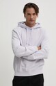 Бавовняна кофта HUGO фіолетовий 50486478
