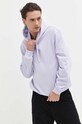 HUGO bluza bawełniana fioletowy 50486478