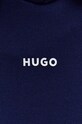 Бавовняна кофта HUGO 50486478 темно-синій