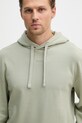 HUGO mikina s kapucňou pánska bavlnená Dapo zelená 50486478
