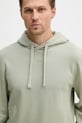 HUGO mikina s kapucňou pánska bavlnená Dapo zelená 50486478