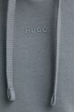 Хлопковая кофта HUGO 50486478 серый
